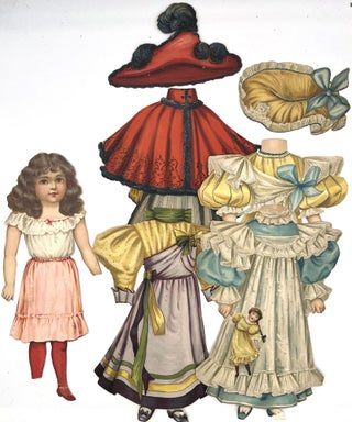 Item #55880 Paper Doll - 12"Raphael Tuck Sweet Alice w 4 Costumes 2 Hats