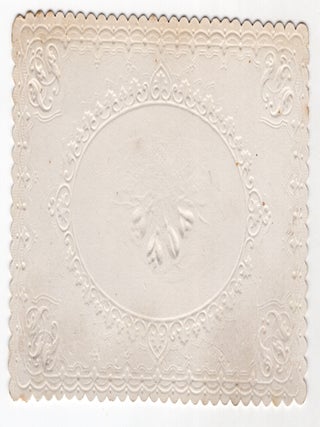 Embossed 16mo New Year's Greeting Card