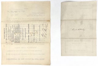 High School Ephemera of Harriet Sophia Rowley (later Parker, 1853-1943) - History of Women's Education