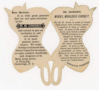 4 Die-cut Advertising Cards in the Shape of the Object being Advertised