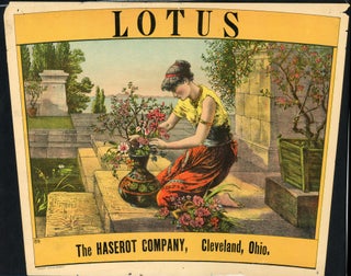 Item #8500043 Label Design for a Fruit Basket - Lotus - The Haserot Company, Cleveland OH