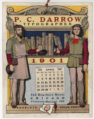 Item #850008 P. C. Darrow, Typographer 1901 Calendar