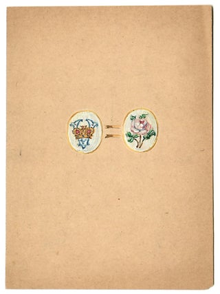 A Collection of Forty-Eight (48) Watercolor and Gouache Jewelry and Silverware Designs