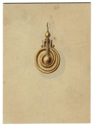 A Collection of Forty-Eight (48) Watercolor and Gouache Jewelry and Silverware Designs