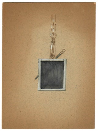 A Collection of Forty-Eight (48) Watercolor and Gouache Jewelry and Silverware Designs
