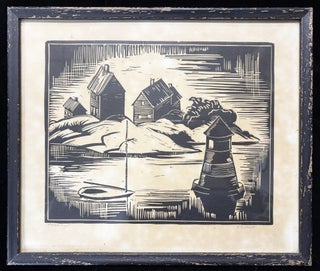 Item #9005298 Harbor Light. Harry Hutchinson Shaw