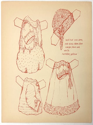 Baby Jane, A Jointed Paper Doll That Stands, Sits, Goes to Bed & Holds a Bottle. 1927 by Gertrude Breed. A Ray-n-bo Joy-n-ted Doll