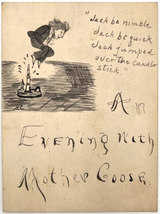 Item #9039229 "An Evening with Mother Goose" -- Handmade Program by a Child. M C
